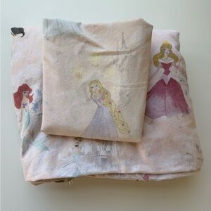 Pottery Barn Kids Disney Princess Castles Twin Duvet Cover & Sham Set - Fair
